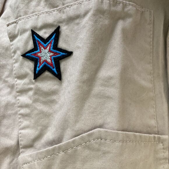 Love Tree Shacket Shirt Jacket Womens Small Part E-3CL Military - Picture 13 of 14